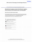 Research paper thumbnail of Geochemical analyses result of prehistoric pottery from the site of Tol-e Kamin (Fars, Iran) by pXRF