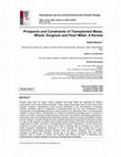 Research paper thumbnail of Prospects and Constraints of Transplanted Maize, Wheat, Sorghum and Pearl Millet: A Review