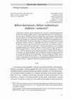 Research paper thumbnail of Bellum Batonianum i Bellum Liudewiticum: dodirnice i razilaznice / Bellum Batonianum and Bellum Liudewiticum: analogies and differences