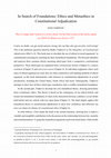 Research paper thumbnail of In Search of Foundations: Ethics and Metaethics in Constitutional Adjudication