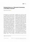 Research paper thumbnail of «Painting Comics as a “Permanent Commentary on the State of the Arts”» in Journal of Art History | Konsthistorisk tidskrift, Routledge (Taylor and Francis), volume 86