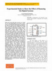 Research paper thumbnail of Experimental Study to Show the Effect of Bouncing On Digital Systems