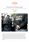 Polícia Federal e investimento político [JOTA - Opinião & Análise] Cover Page