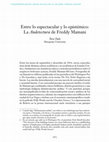 Research paper thumbnail of Entre lo espectacular y lo epistémico: La Andetectura de Freddy Mamani