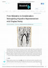 Research paper thumbnail of From sideration to consideration: Reimagining migration representations with utopian poetry