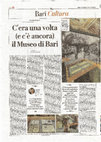 Research paper thumbnail of C'era una volta (e c'è ancora) il Museo di Bari, La Repubblica, sabato 29 febbraio 2020