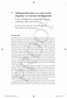 Research paper thumbnail of Self-gentrification as a pro-active response to tourism development Cases of Indigenous entrepreneurship in mainland China and Taiwan