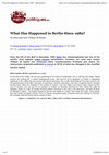 Research paper thumbnail of [2020] "What Has Happened in Berlin Since 1989? An Interview with Thibaut de Ruyter", Metropolitics, 2020