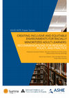 CREATING INCLUSIVE AND EQUITABLE ENVIRONMENTS FOR RACIALLY MINORITIZED ADULT LEARNERS: RECOMMENDATIONS FOR RESEARCH, POLICY, AND PRACTICE Cover Page