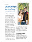 Research paper thumbnail of The LINK Between Community Colleges and Universities