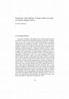 Research paper thumbnail of Il pensiero come dialogo: la logica della coscienza in Charles Sanders Peirce