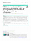 Validation and quantification of major biomarkers in 'Mahasudarshan Churna'-an ayurvedic polyherbal formulation through high-performance thin-layer chromatography Cover Page