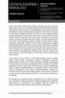 Research paper thumbnail of Değerlendirme Makalesi: Ürdün'de Değişimi Anlamak