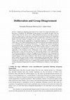 Research paper thumbnail of Deliberation and Group Disagreement