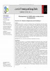 Research paper thumbnail of Management of chilli mites using newer formulations