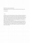 Research paper thumbnail of Schafft zwei, drei, viele Gespenster! Christian Petzolds Film "Yella", eine entgeisterte Arbeitswelt und das Gespenst des Kommunismus (Abstract). Springer VS 2020.