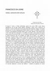 Research paper thumbnail of Francesco da Udine, notaio, camerario del comune