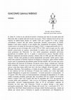 Research paper thumbnail of Giacomo (detto) Nibisio, notaio, in Nuovo Liruti. Dizionario biografico dei friulani On-line, Supplemento 2018