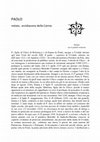 Research paper thumbnail of Paolo, notaio, arcidiacono della Carnia