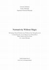 Normativity Without Magic: Refuting Moral Relativism Without the Metaphysical Commitments of an Objectivist Metaethics Cover Page