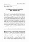 Research paper thumbnail of The geopolitical dimension of gas security in the European Union