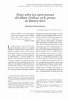 Research paper thumbnail of Notas sobre las repercusiones del affaire Caillaux en la prensa de Buenos Aires