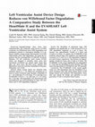 Research paper thumbnail of Left Ventricular Assist Device Design Reduces von Willebrand Factor Degradation: A Comparative Study Between the HeartMate II and the EVAHEART Left Ventricular Assist System