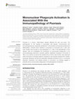 Research paper thumbnail of Mononuclear Phagocyte Activation Is Associated With the Immunopathology of Psoriasis