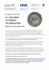 Research paper thumbnail of Eine ›Jahrhundertsammlung‹: Neue Materialien zur orientalischen Numismatik im Münzkabinett des Kunsthistorischen Museums Wien [Talk in German] (2021)