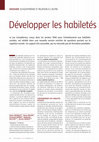 Développer les habiletés sociales par le jeu Cover Page