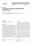 Immersive technology and the elderly: a mini-review Cover Page