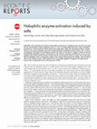 Research paper thumbnail of Halophilic enzyme activation induced by salts