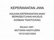 KEPERAWATAN JIWA Cover Page