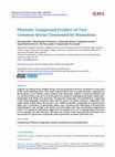 Research paper thumbnail of Phenolic Compound Profiles of Two Common Beans Consumed by Rwandans