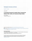 A Conceptual Framework for Genetic Policy: Comparing the Medical, Public Health, and Fundamental Rights Models Cover Page