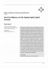 Research paper thumbnail of Aro ki te Wairua o te Hā: Spoken Spirit, Spirit Formed