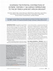 Research paper thumbnail of Examining the Potential Contributions of Extreme “Western V” Sea Surface Temperatures to the 2017 March–June East African Drought