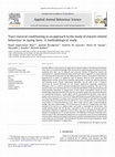 Trace classical conditioning as an approach to the study of reward-related behaviour in laying hens: A methodological study Cover Page