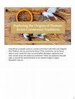 Research paper thumbnail of Exploring the origins of human-avian ceremonial traditions - American Anthropological Association Annual Meeting 2021