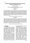 Research paper thumbnail of Penghalang Sosial Dan Psikologis Pada Proyek Konstruksi Dengan Prinsip Bangunan Hijau