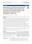 Research paper thumbnail of Hepatotoxicity and biochemical evaluation of a novel breakfast food produced from the blend of fonio (Digitaria iburua Stapf) and pigeon pea (Cajanus cajan (L.) Millspaugh) in albino rats