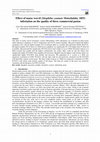 Research paper thumbnail of Food Science and Quality Management Effect of maize weevil (Sitophilus zeamais Motschulsky 1855) infestation on the quality of three commercial pastas