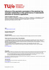 Influence of the geometric parameters of the electrical ring resonator metasurface on the performance of metamaterial absorbers for terahertz applications Cover Page