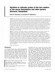 Variation in cuticular scales of the lynx spiders of the genus Hamataliwa and other genera (Araneae, Oxyopidae) Cover Page