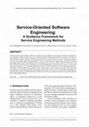 Service-Oriented Software Engineering Cover Page