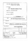 Research paper thumbnail of Strength calcul for tubes