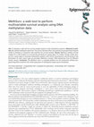 Research paper thumbnail of MethSurv: a web tool to perform multivariable survival analysis using DNA methylation data