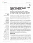 Research paper thumbnail of Autoantibody Repertoire in APECED Patients Targets Two Distinct Subgroups of Proteins