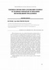 Research paper thumbnail of Özsarı, E. & Öğretir Özçelik, A. D. (2021). İLKOKULA DEVAM EDEN ÇOCUKLARIN OLUMLU VE OLUMSUZ DUYGULAR VE BAĞLANMA METAFORLARININ İNCELENMESİ . Milli Eğitim Dergisi , 50 (232) , 89-104 . DOI: 10.37669/milliegitim.731043