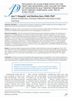 Influence of glass-fiber posts on the fracture resistance and failure pattern of endodontically treated premolars with varying substance loss: An in vitro study Cover Page